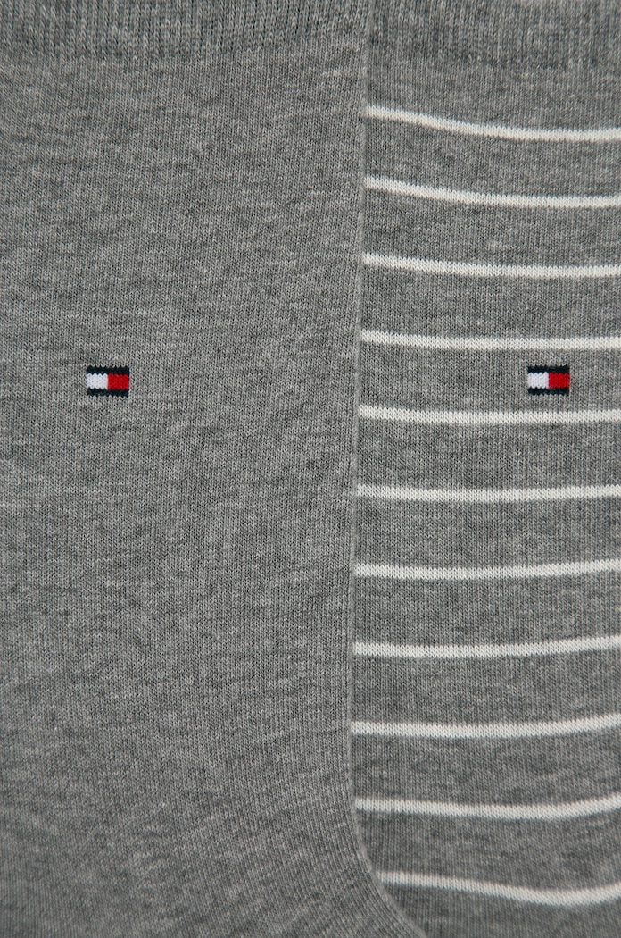 Tommy Hilfiger ponožky dámské 2-pack 100001494 šedá AA00