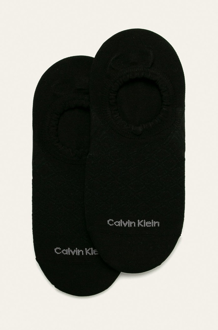 Calvin Klein - Kotníkové ponožky (2-pack) krátké ponožky černá 100001799.NOS
