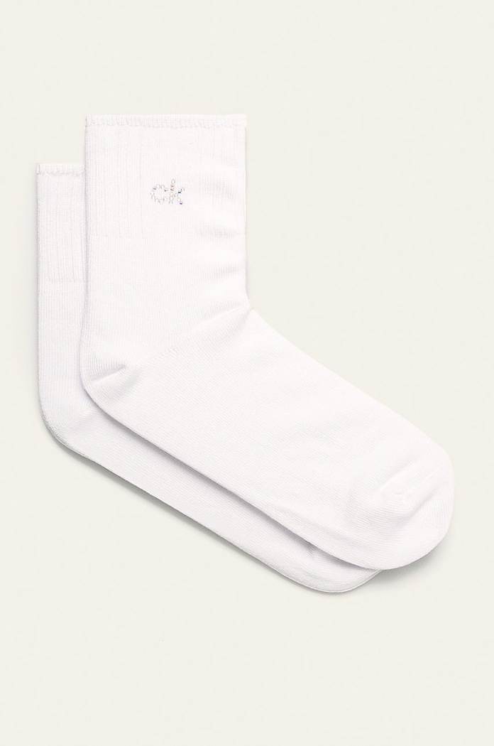 Calvin Klein - Ponožky dlouhé ponožky bílá 100001886.NOS
