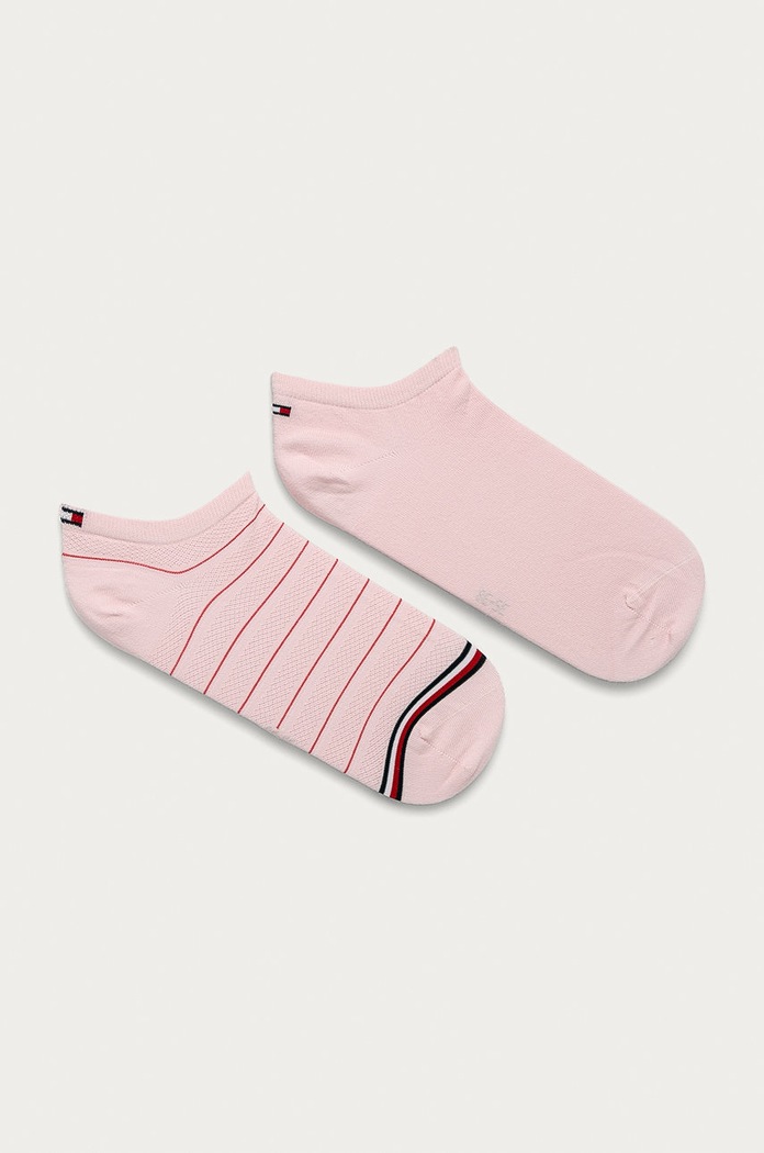 Tommy Hilfiger - Sokne (2-pack) niske čarape roza 100002818