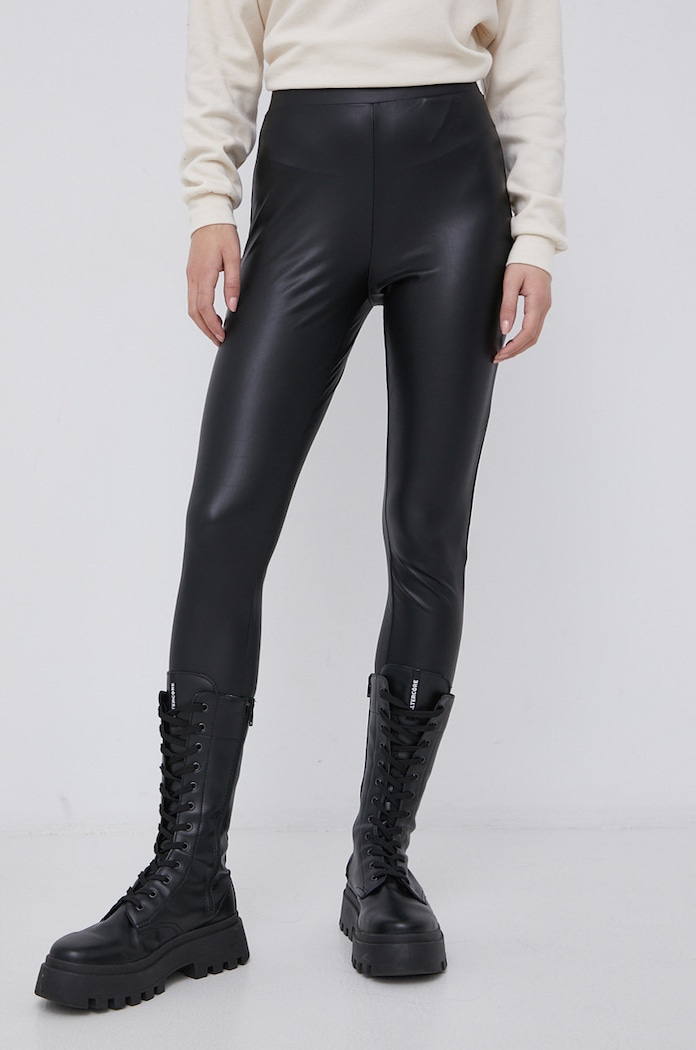 Only Legginsy dzianina czarny 15187844