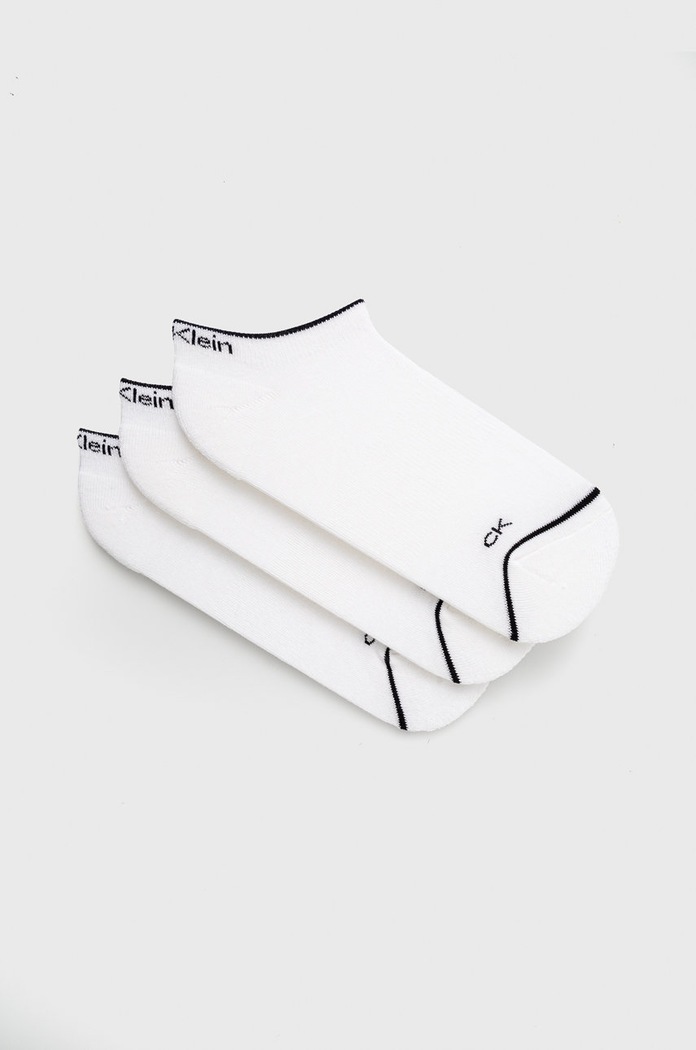 Calvin Klein Skarpetki (3-pack) skarpetki krótkie biały 701218765.NOS
