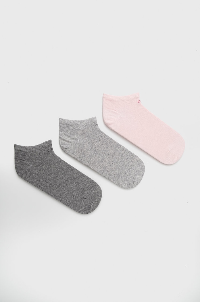 Calvin Klein Skarpetki (3-pack) skarpetki krótkie różowy 701218768.NOS