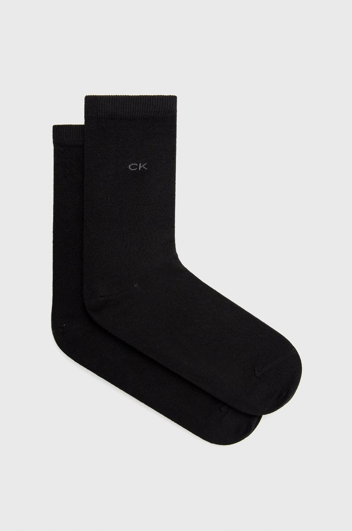 Κάλτσες Calvin Klein ψηλές κάλτσες μαύρο 701218769.NOS