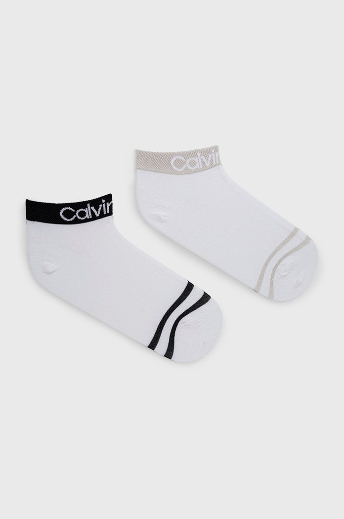 Ponožky Calvin Klein krátke ponožky biela 701218775.NOS