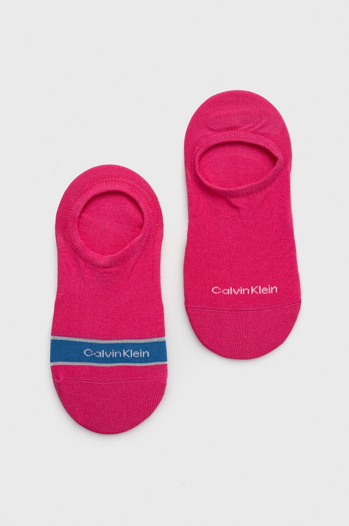 Ponožky Calvin Klein krátke ponožky ružová 701218776.NOS