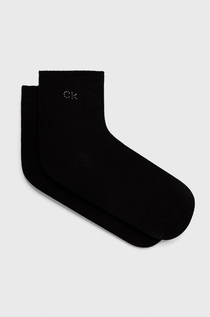 Ponožky Calvin Klein nášivka černá 701218781.NOS