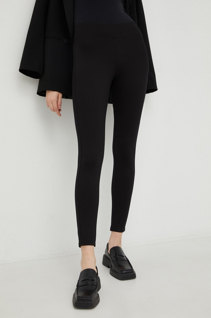 Marc O'Polo legginsy z elastanem czarny B01300719213