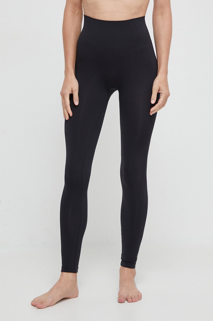 Calvin Klein legginsy z elastanem czarny 701226028.NOS
