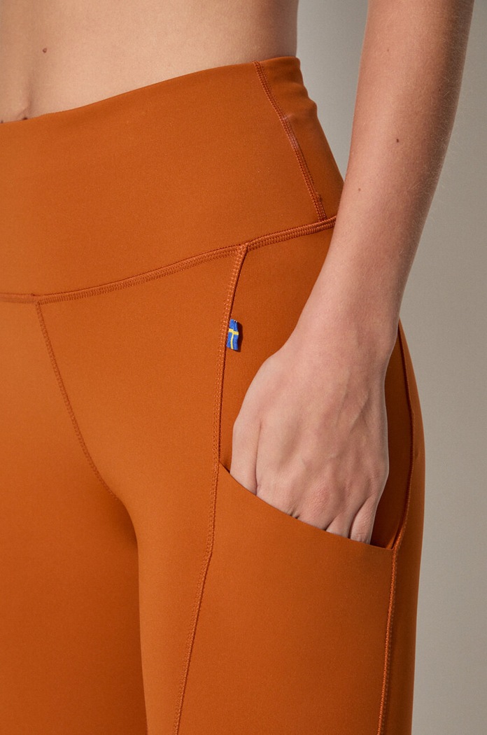 Tajice Fjallraven Abisko Tights W F84773.243 narančasta