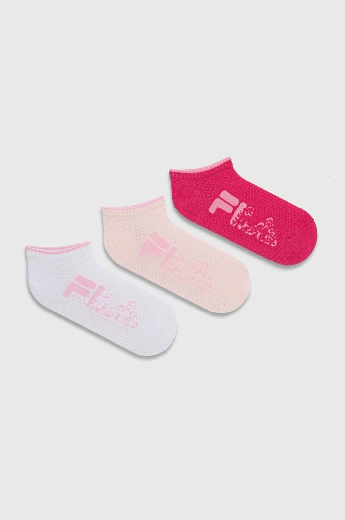 Fila sosete copii 3-pack sosete scurte roz F6935