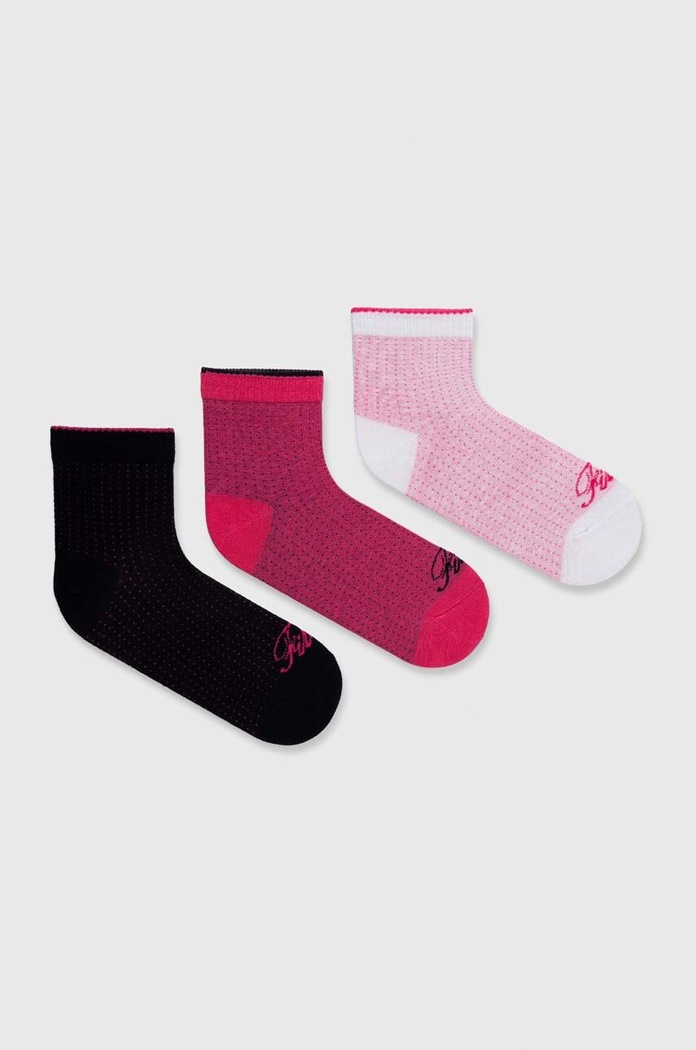 Fila sosete 3-pack sosete scurte roz F6947