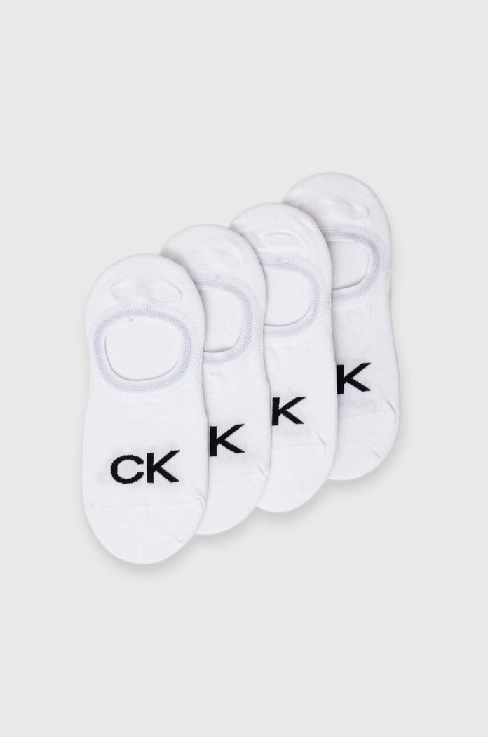 Calvin Klein skarpetki 4-pack skarpetki krótkie biały 701220509.NOS