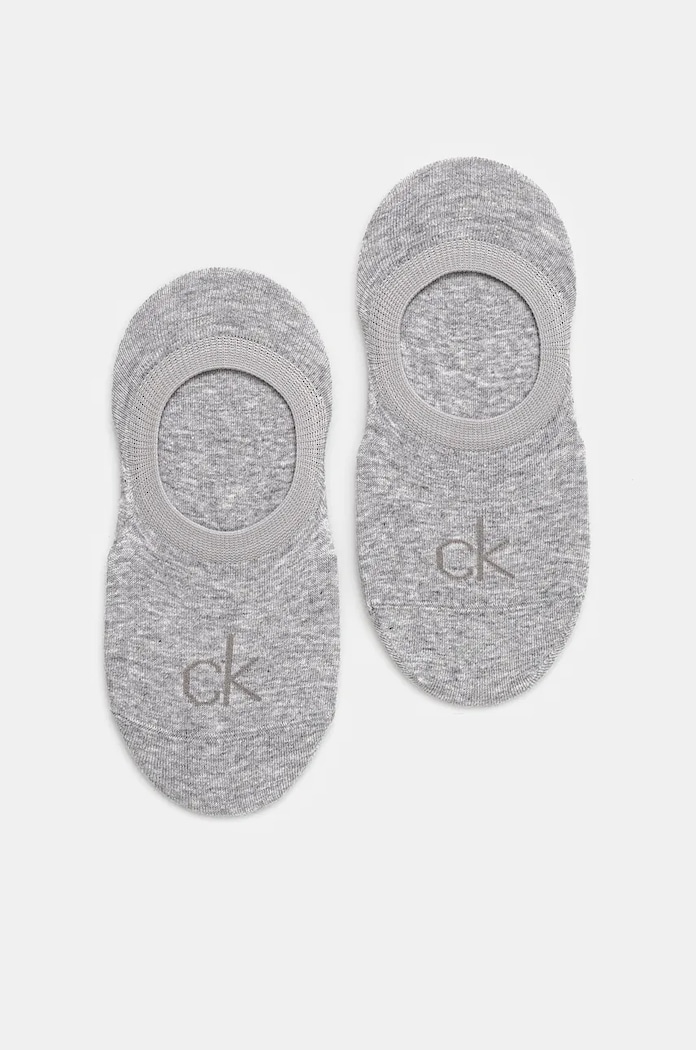 Calvin Klein sosete 2-pack sosete scurte gri 701228801.NOS