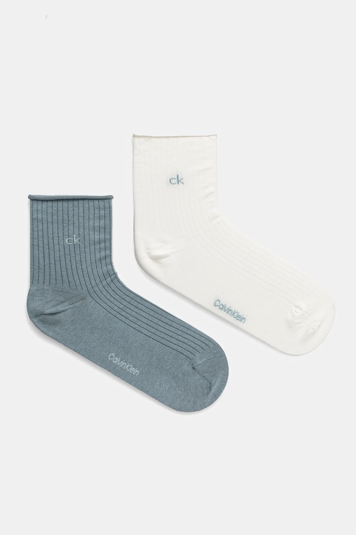 Calvin Klein skarpetki 2-pack skarpetki długie niebieski 701229681.NOS
