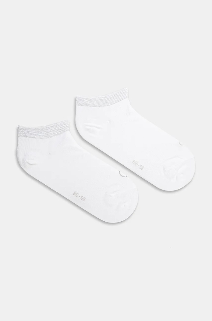 Ponožky Calvin Klein 2-pak krátke ponožky biela 701230614.NOS