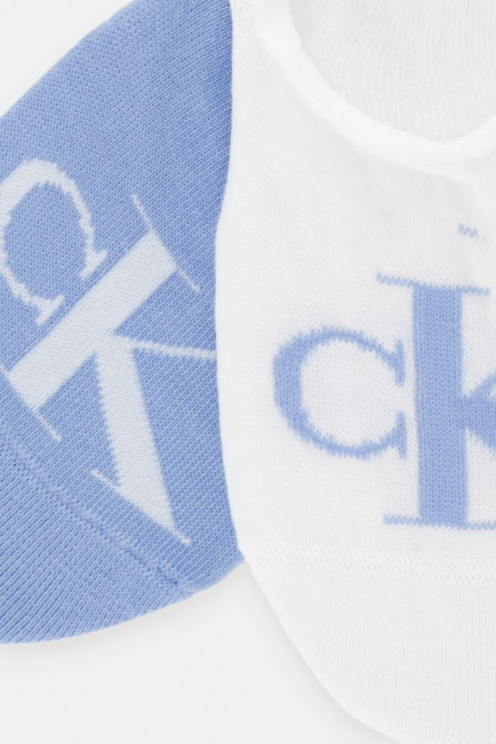 Calvin Klein Jeans κάλτσες γυναικείες με βαμβάκι 2-pack 701228817.NOS μπλε AA00