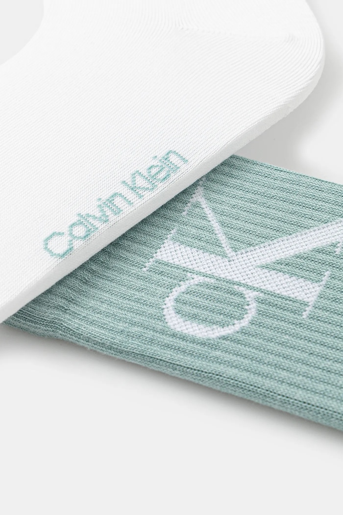 Calvin Klein Jeans șosete pentru femei cu bumbac pachet de 2 701228811.NOS verde AA00