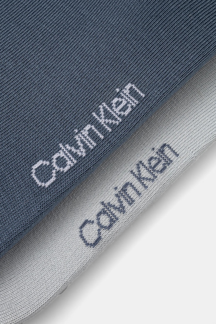 Calvin Klein Jeans ponožky dámské s bavlnou 2-pack 701228811.NOS modrá AA00