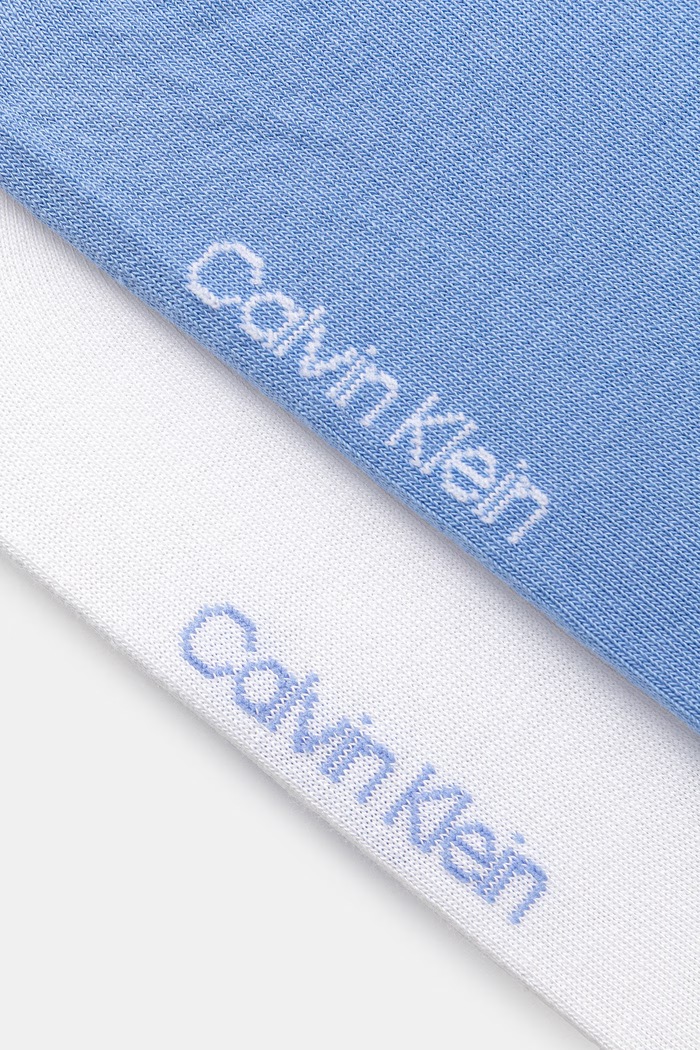 Calvin Klein Jeans κάλτσες γυναικείες με βαμβάκι 2-pack 701228813.NOS μπλε AA00