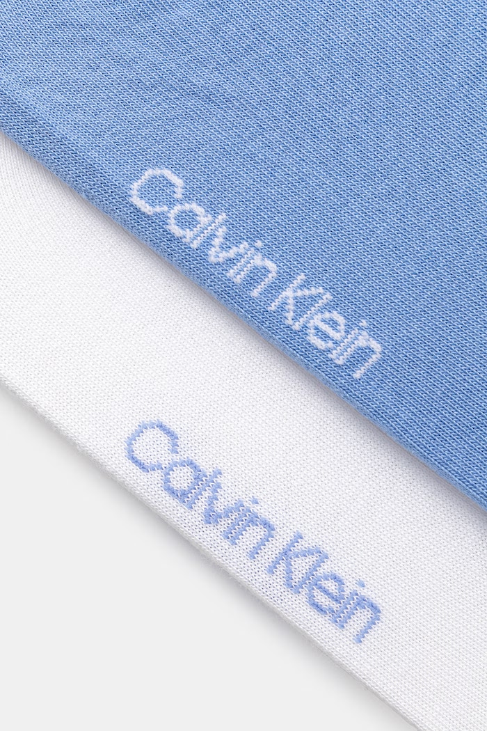 Calvin Klein Jeans κάλτσες γυναικείες με βαμβάκι 2-pack 701228813.NOS μπλε AA00