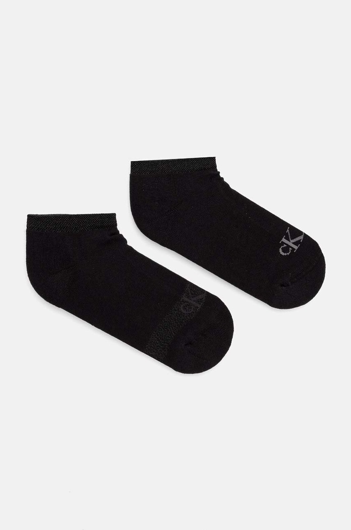 Κάλτσες Calvin Klein Jeans 2-pack κοντές κάλτσες μαύρο 701230600.NOS