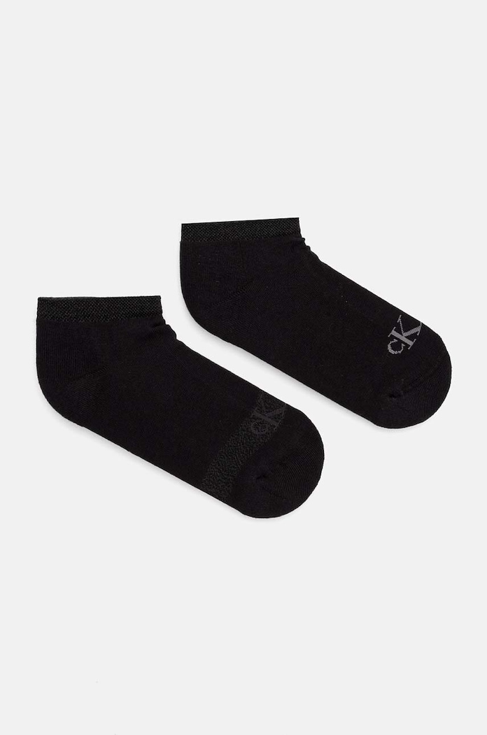 Κάλτσες Calvin Klein Jeans 2-pack κοντές κάλτσες μαύρο 701230600.NOS