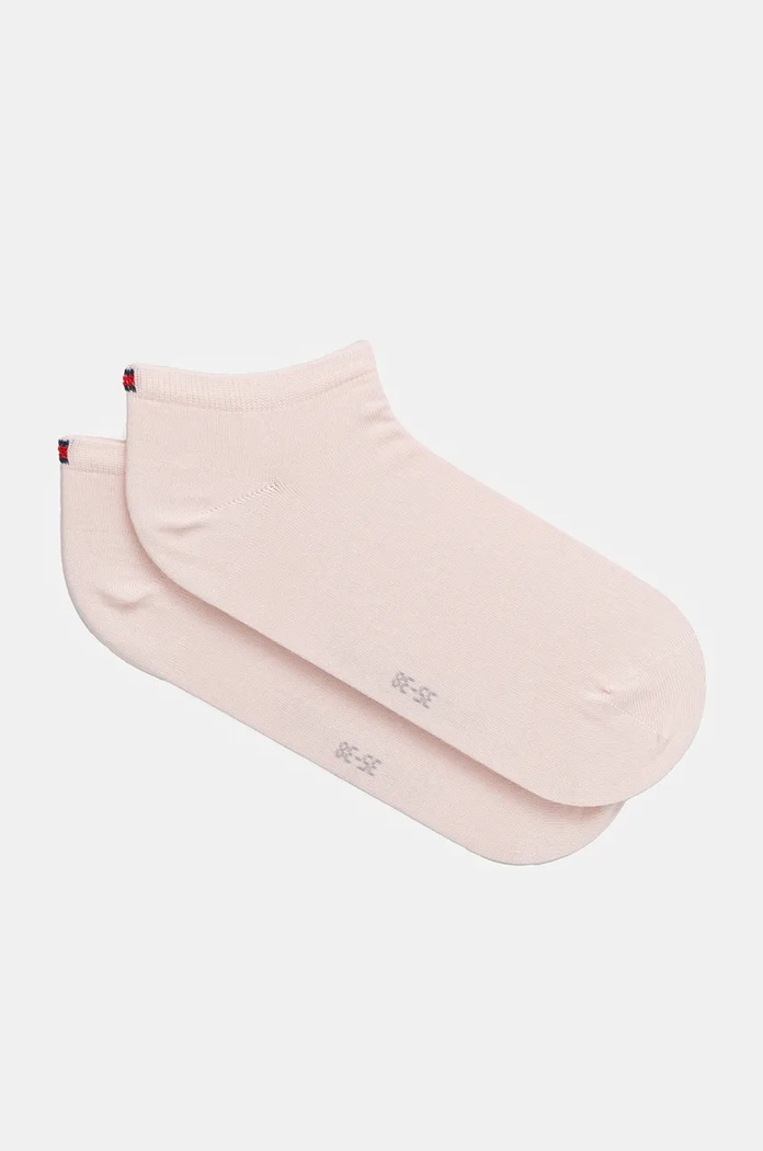 Tommy Hilfiger șosete pentru femei pachet de 2 sosete scurte roz 343024001.NOS