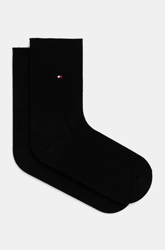 Ponožky Tommy Hilfiger dlhé ponožky čierna 701228794.NOS