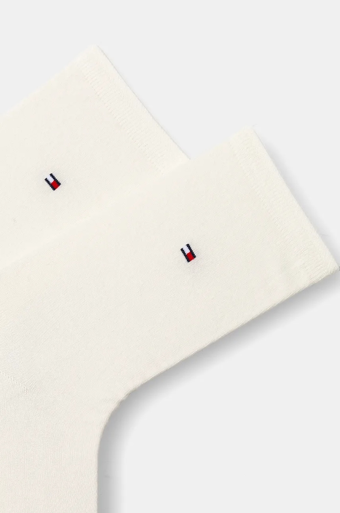 Tommy Hilfiger κάλτσες γυναικείες με πρόσμιξη μεταξιού 701228796.NOS μπεζ AA00