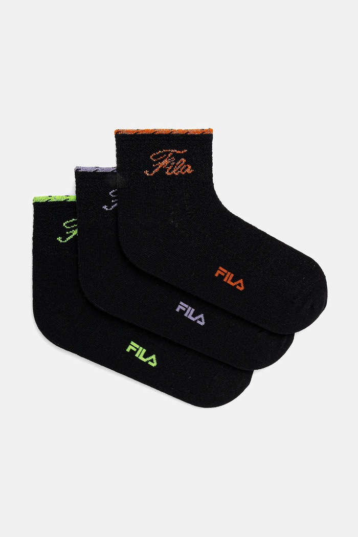 Fila zokni 3 pár hosszúszárú zokni fekete F6787