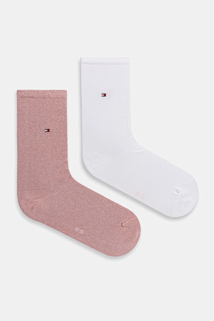 Tommy Hilfiger κάλτσες Γυναικεία 2-pack ροζ 371221115