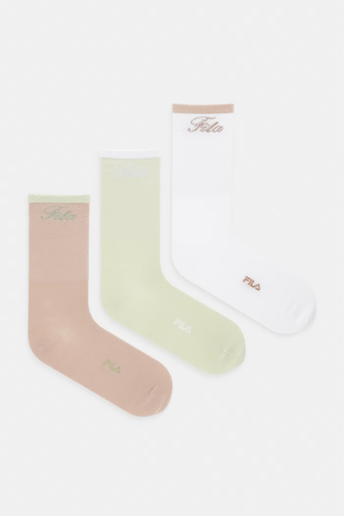 Fila κάλτσες γυναικείες 3-pack λευκό F5803