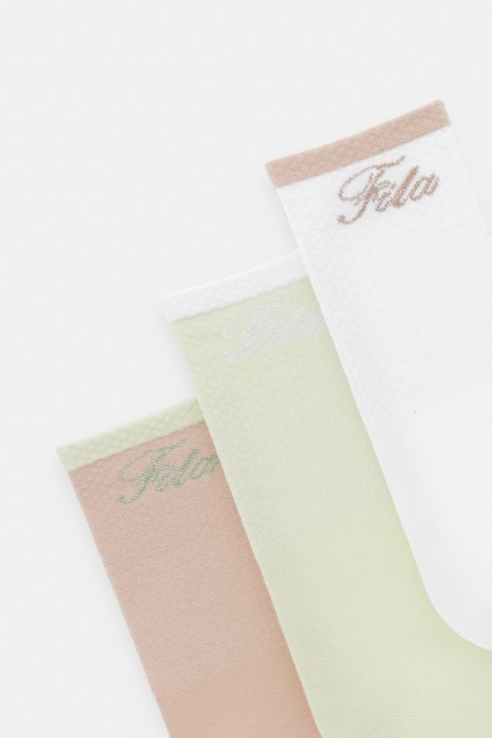 Fila κάλτσες γυναικείες 3-pack F5803 λευκό SS26