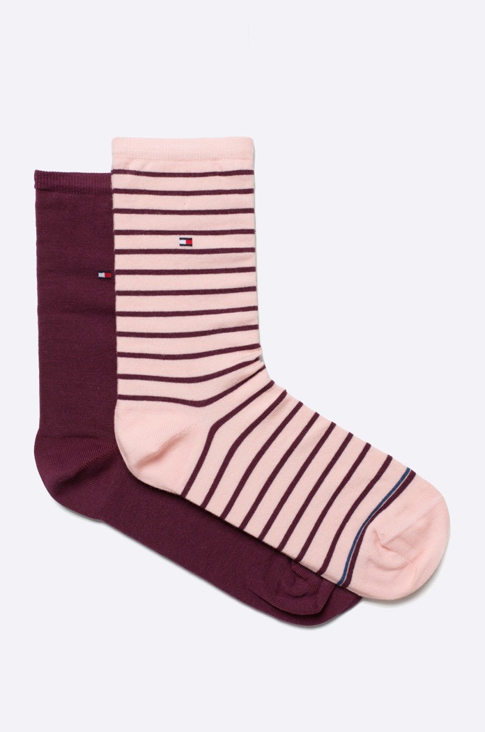 Vysoké ponožky Tommy Hilfiger Ponožky (2 pack) ružová 443015001