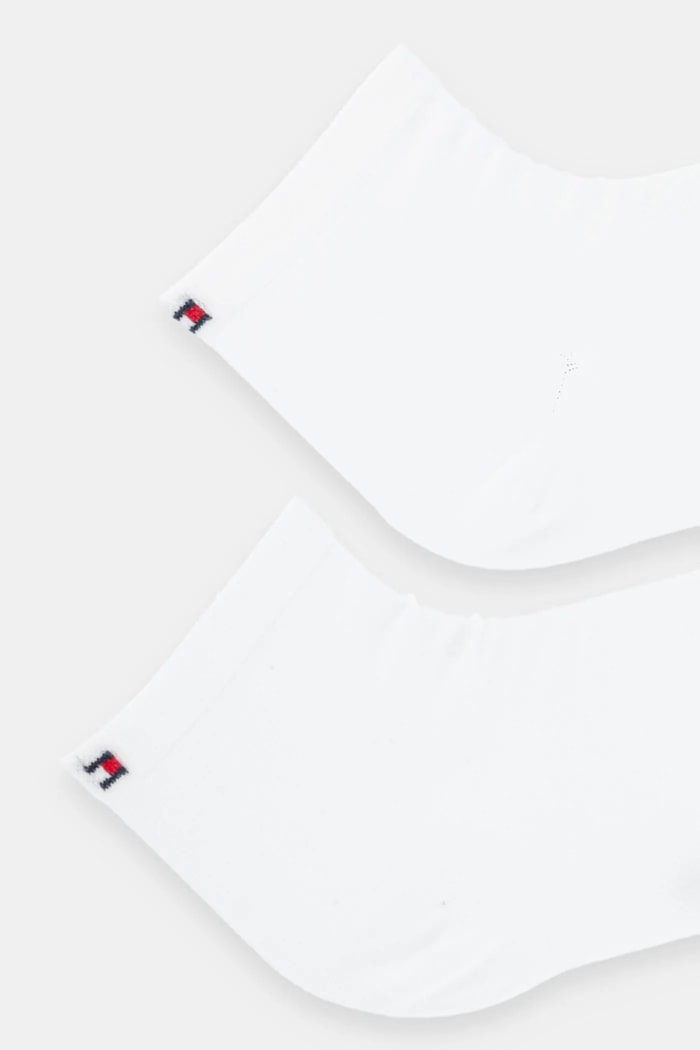 Tommy Hilfiger κάλτσες γυναικείες με βαμβάκι 2-pack 373001001 λευκό AA00