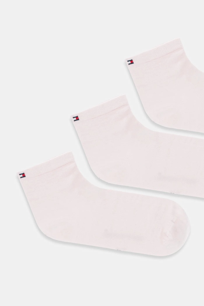Tommy Hilfiger κάλτσες γυναικείες με βαμβάκι 2-pack 373001001 ροζ AA00