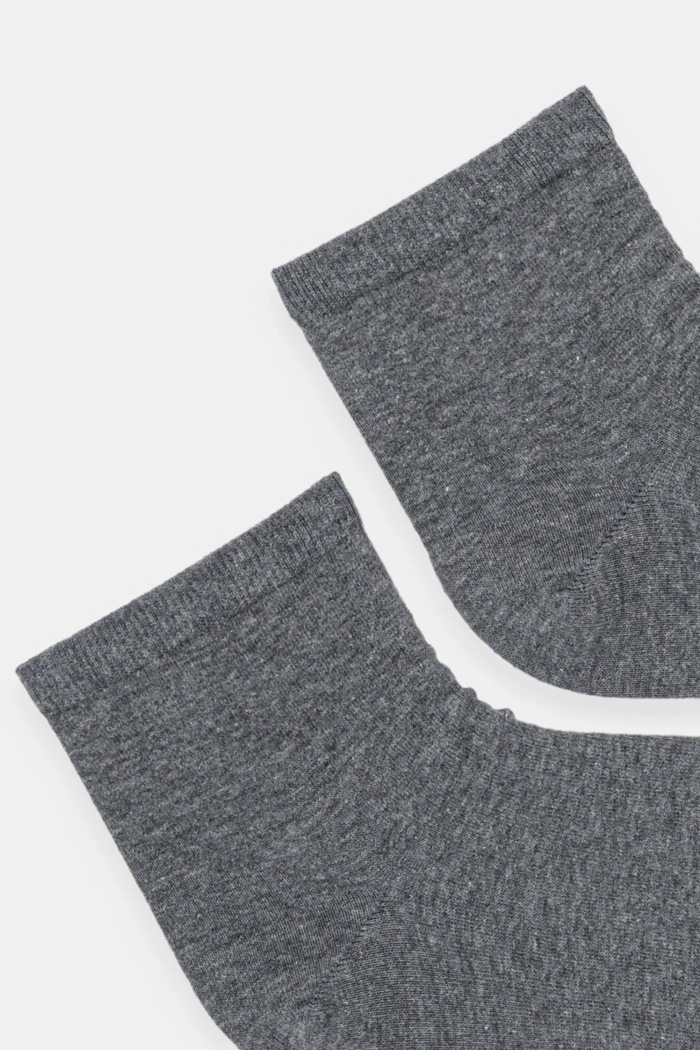 Tommy Hilfiger ponožky dámske s bavlnou 2-pak 373001001 sivá AA00