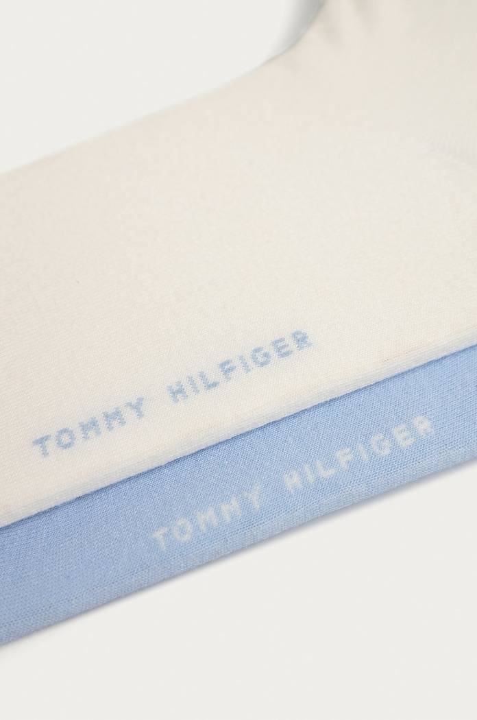 Tommy Hilfiger ponožky dámske s bavlnou 2-pak 373001001 modrá AA00