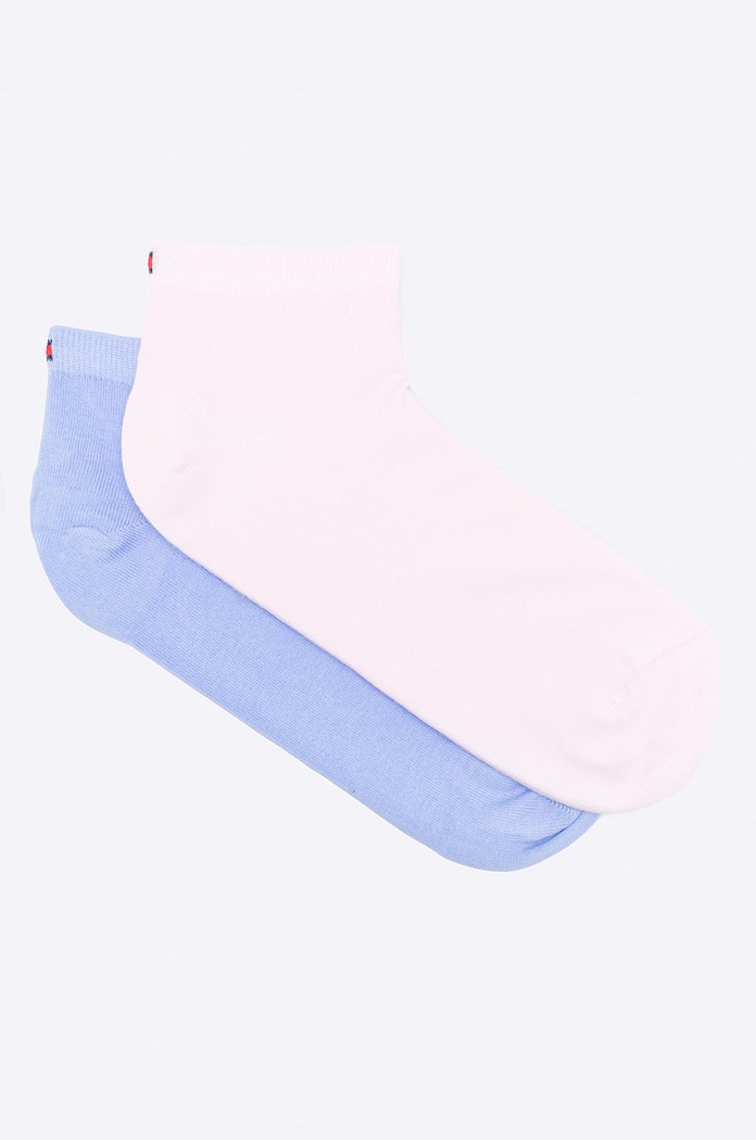 Tommy Hilfiger skarpety damskie z bawełną 2-pack niebieski 373001001