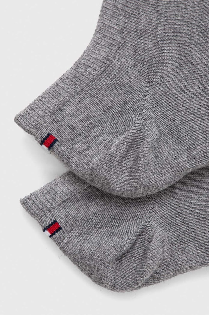 Tommy Hilfiger - Dětské ponožky (2-pak) 301390 šedá AA00