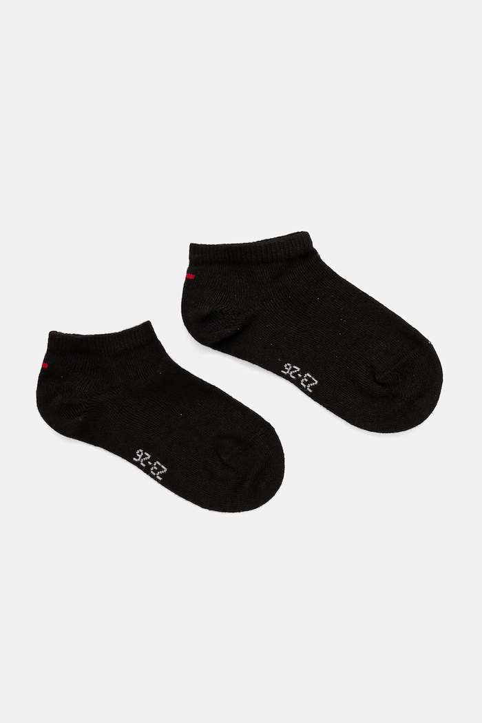 Tommy Hilfiger - Dječje čarape (2-pack) niske čarape crna 301390