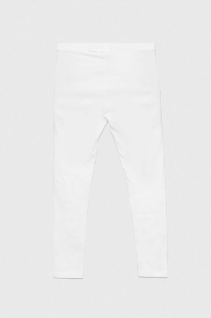 United Colors of Benetton Legginsy dziecięce 3MT1CF02G.G.NOS biały AA00