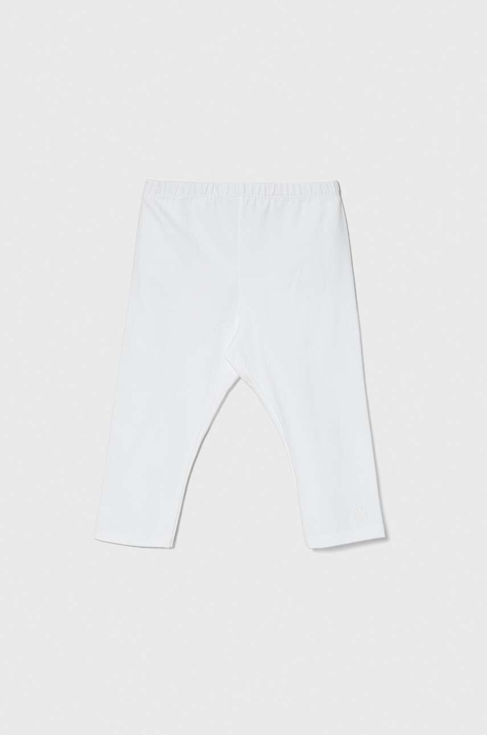 United Colors of Benetton legginsy dziecięce z elastanem biały 3MT1GF01K.P.NOS