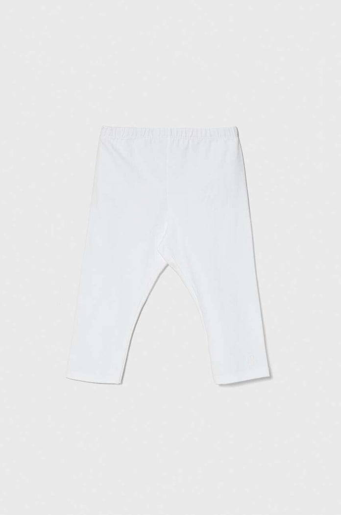 United Colors of Benetton legginsy dziecięce z elastanem biały 3MT1GF01K.P.NOS