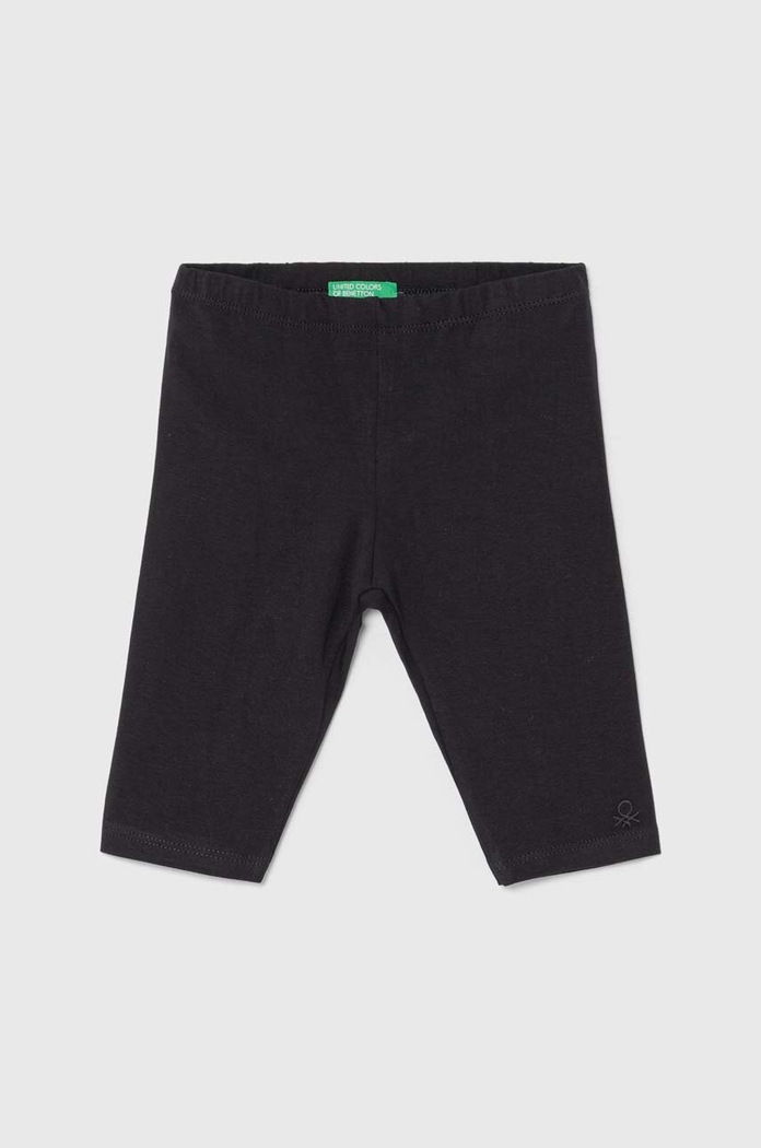 Detské legíny United Colors of Benetton melanž čierna 3MT1GF01M.P.Continuativ