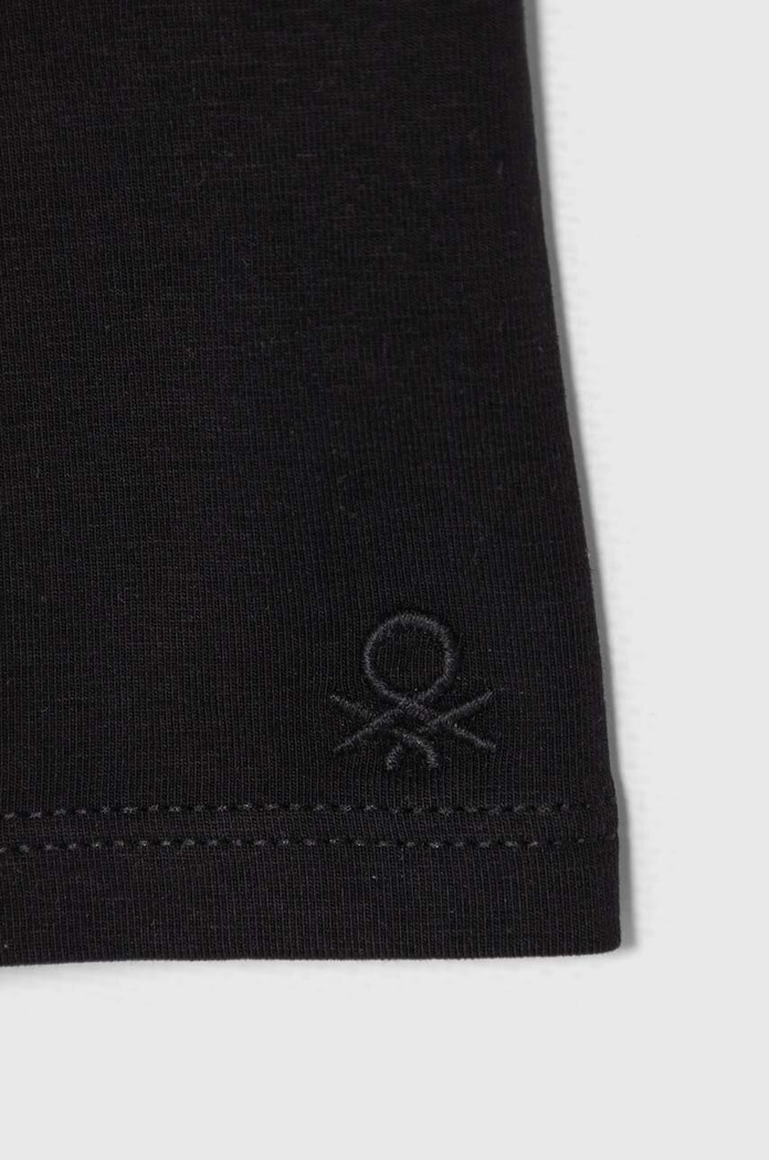 Dievča Detské legíny United Colors of Benetton 3MT1GF01M.P.Continuativ čierna