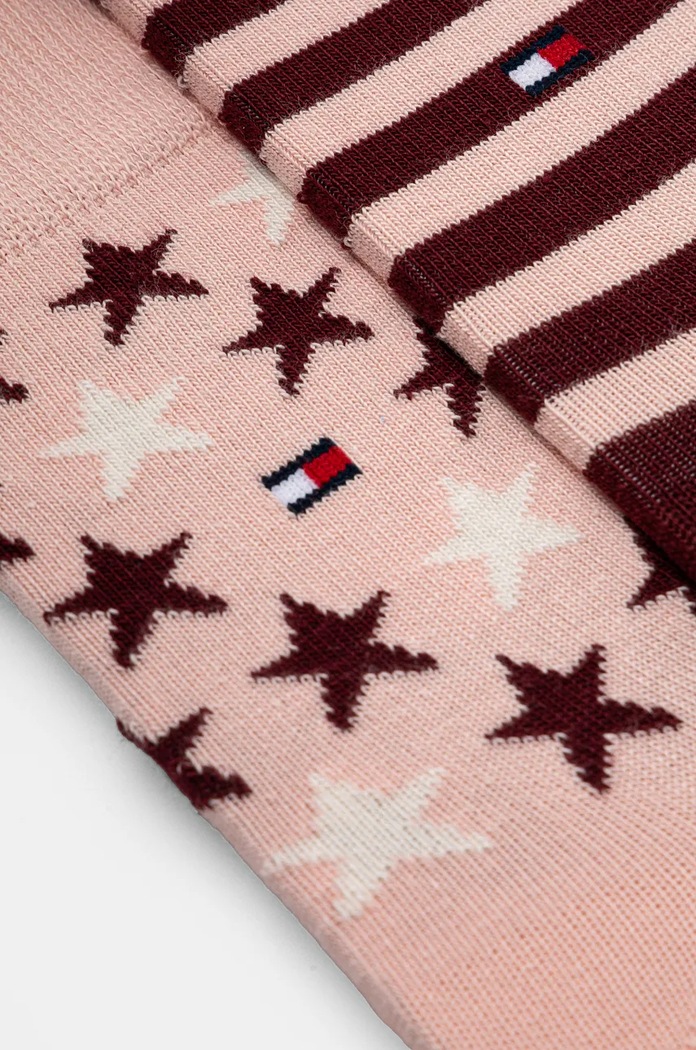 Dětské ponožky Tommy Hilfiger 2-pack 100000816.G.9BYH růžová AA00