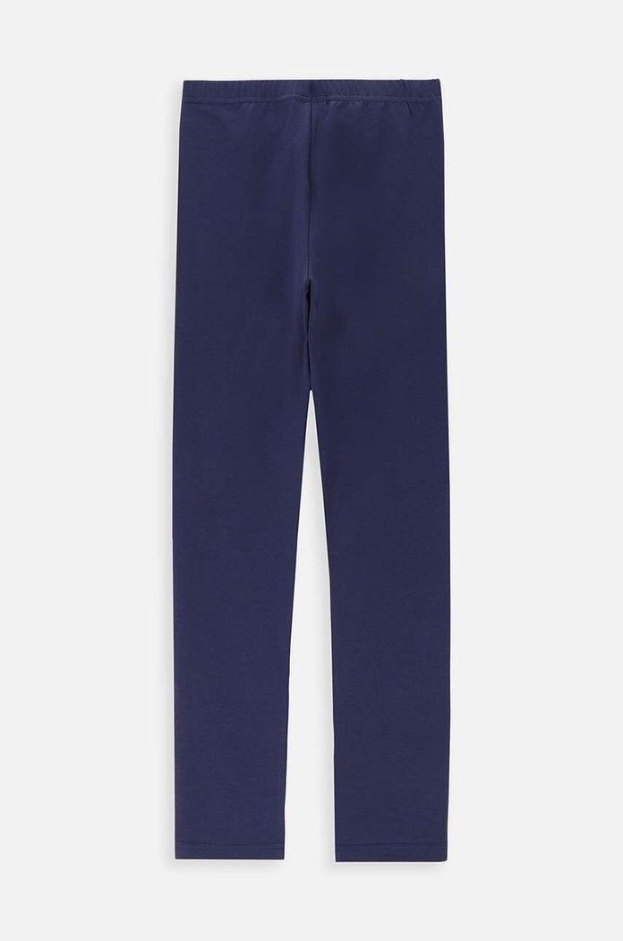 Coccodrillo legginsy bawełniane dziecięce XCX122101BAG granatowy AA00