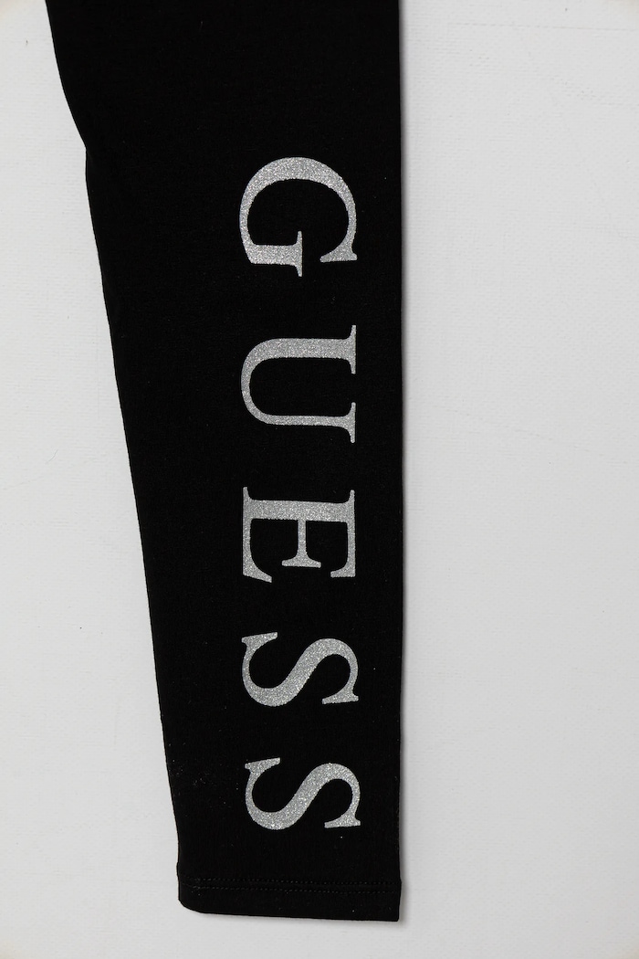 Dievča Detské legíny Guess J93B11.J1314.PPYA čierna